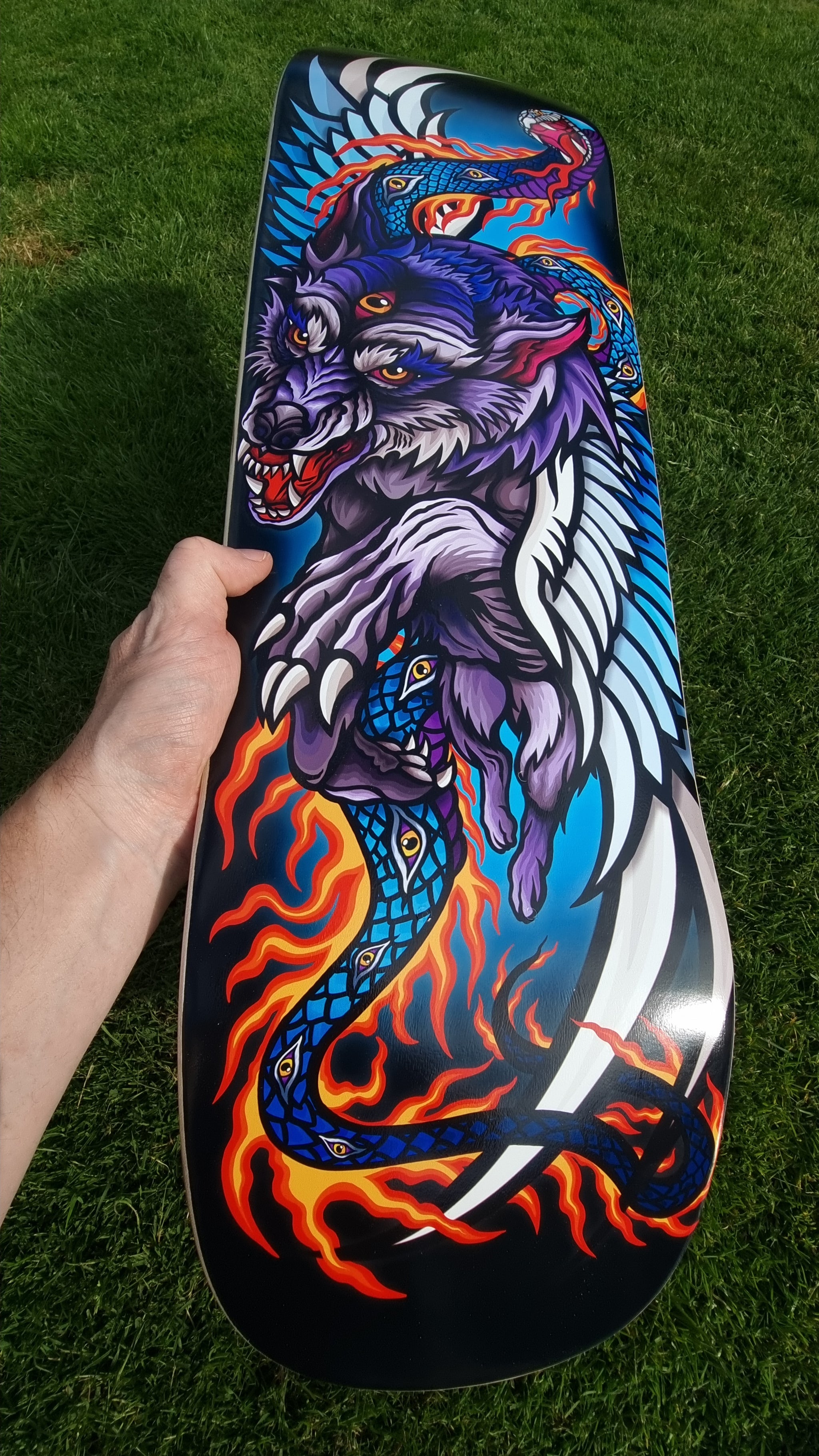 Battle Royale series. Wolf skatedeck