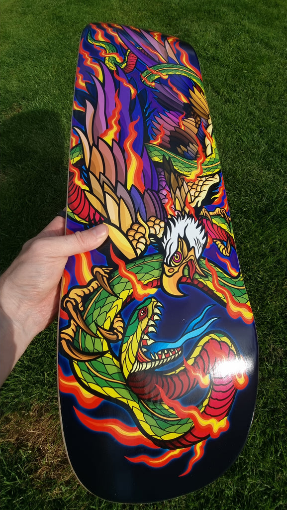 Battle Royale series. Eagle / Snake skatedeck