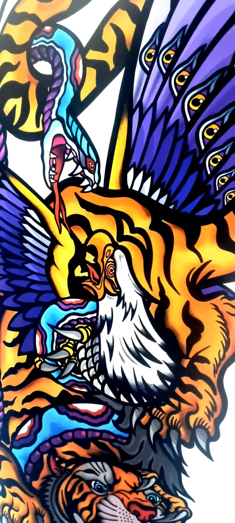 "Battle Royale 1 " Oversized Artist Proof of 1 .