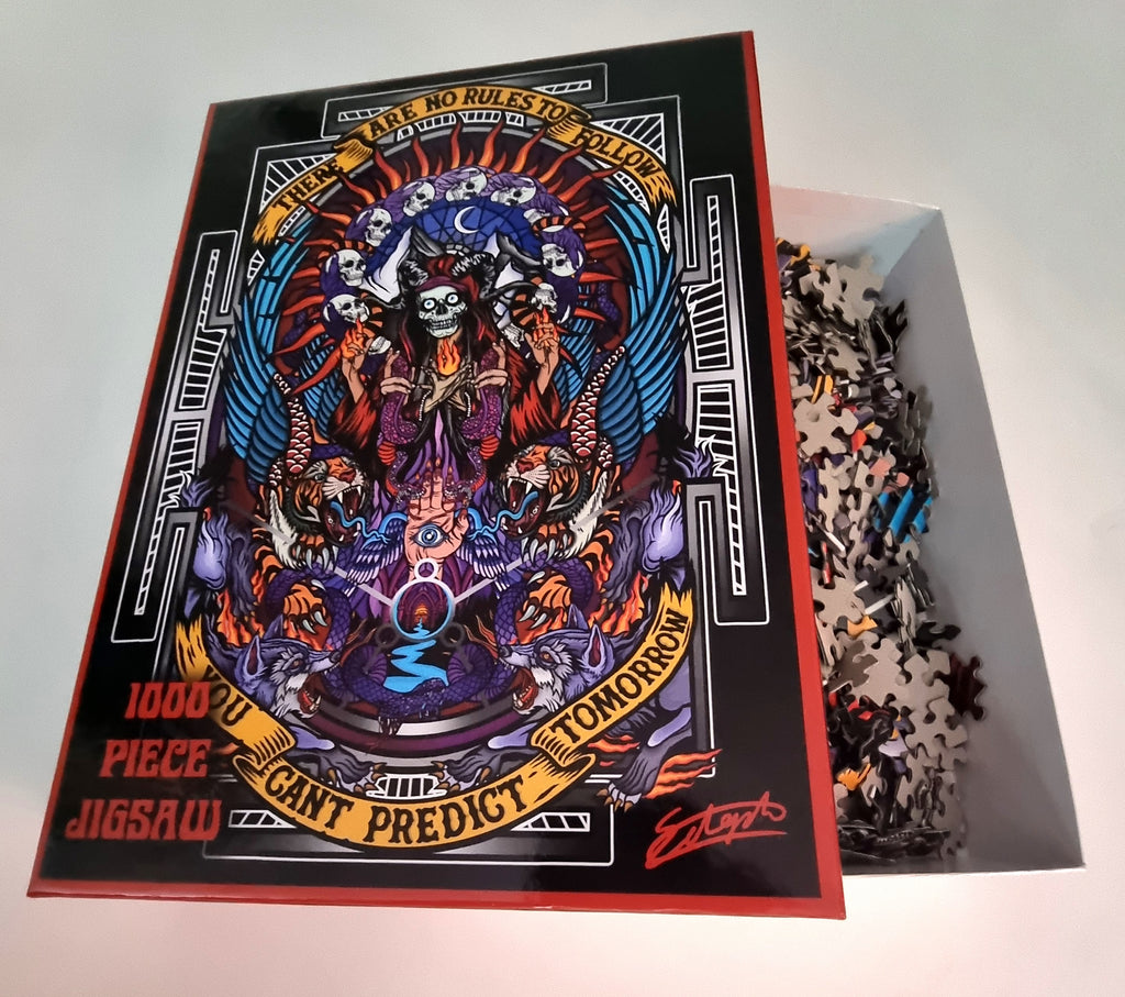 PRE ORDERS "There Are No Rules To Follow,You Cant Predict Tomorrow"  — 1000 Piece Jigsaw Puzzle .