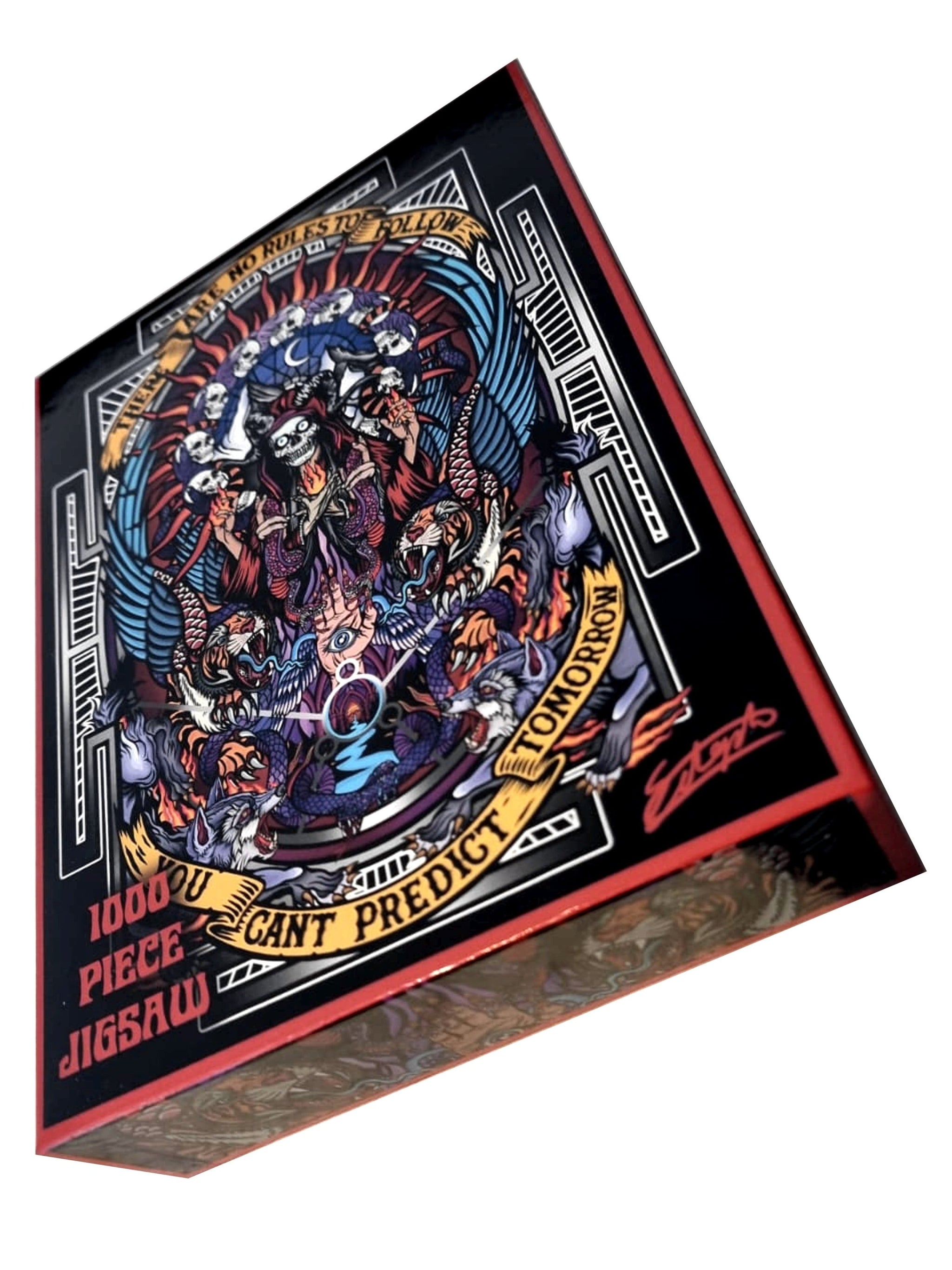 PRE ORDERS "There Are No Rules To Follow,You Cant Predict Tomorrow"  — 1000 Piece Jigsaw Puzzle .