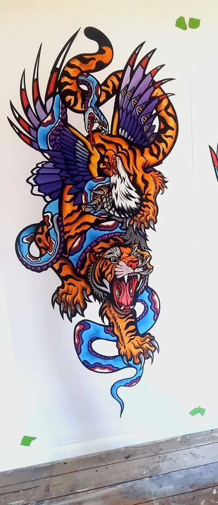 "Battle Royale 1 " Oversized Artist Proof of 1 .