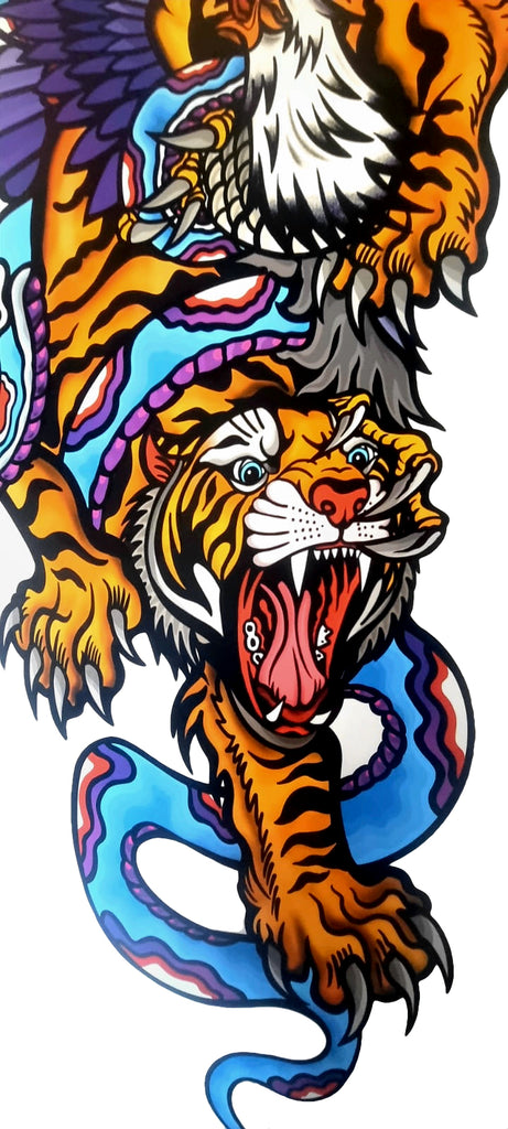 "Battle Royale 1 " Oversized Artist Proof of 1 .