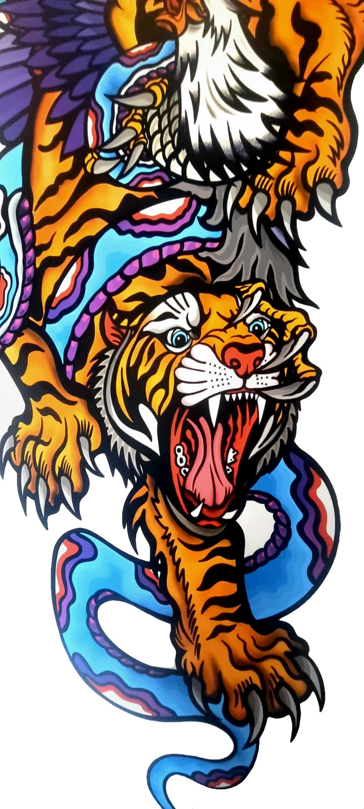 "Battle Royale 1 " Oversized Artist Proof of 1 .